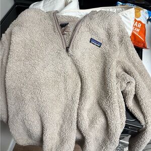 Patagonia Tan Fleece Pullover
